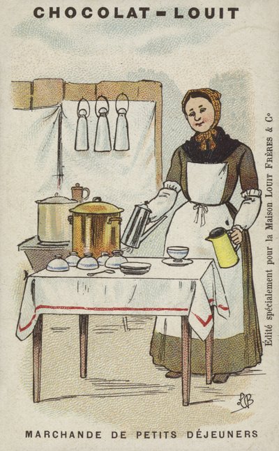 Vendedora de desayunos de Louis Borgex